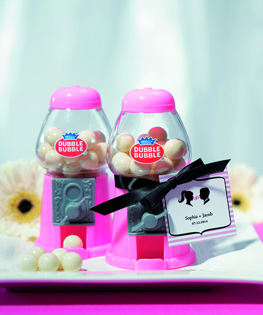 Mini Classic Rosa Gumball Dispenser1