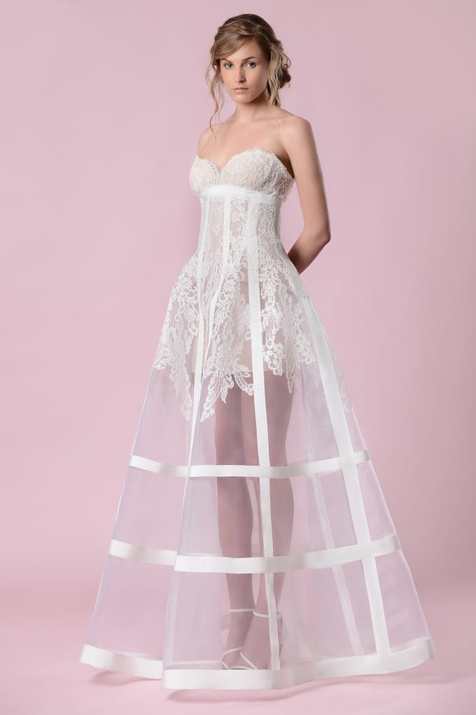 Designer Brautkleid GEMY MAALOUF Tüll