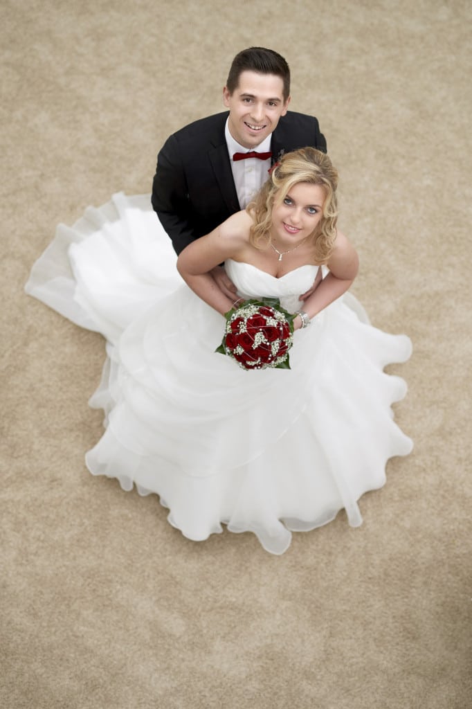 Real Wedding Story Verena Michael schauen hoch
