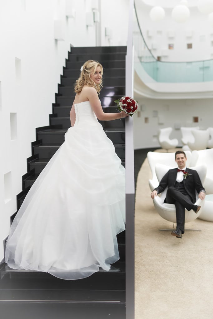 Real Wedding Story Verena Michael Treppe