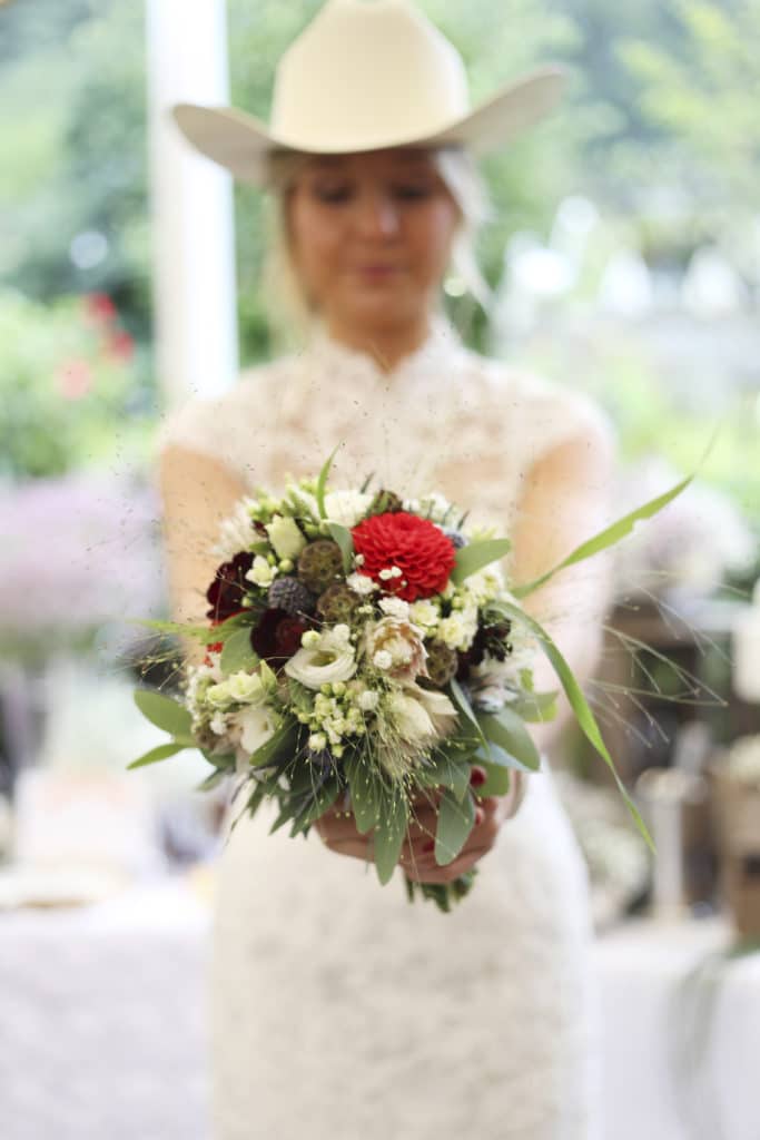 Country Hochzeit Brautstrauß