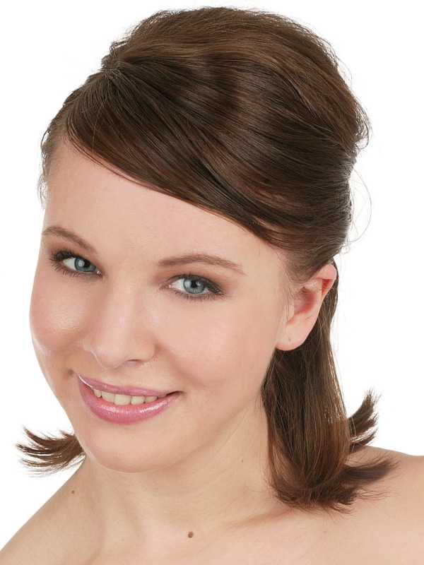 Brautfrisuren für mittellange Haare