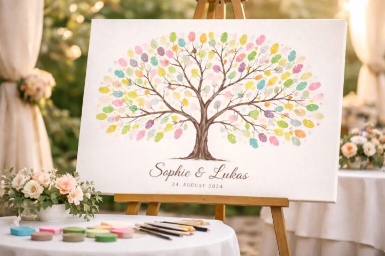 Hochzeitsbaum als Gästebuch