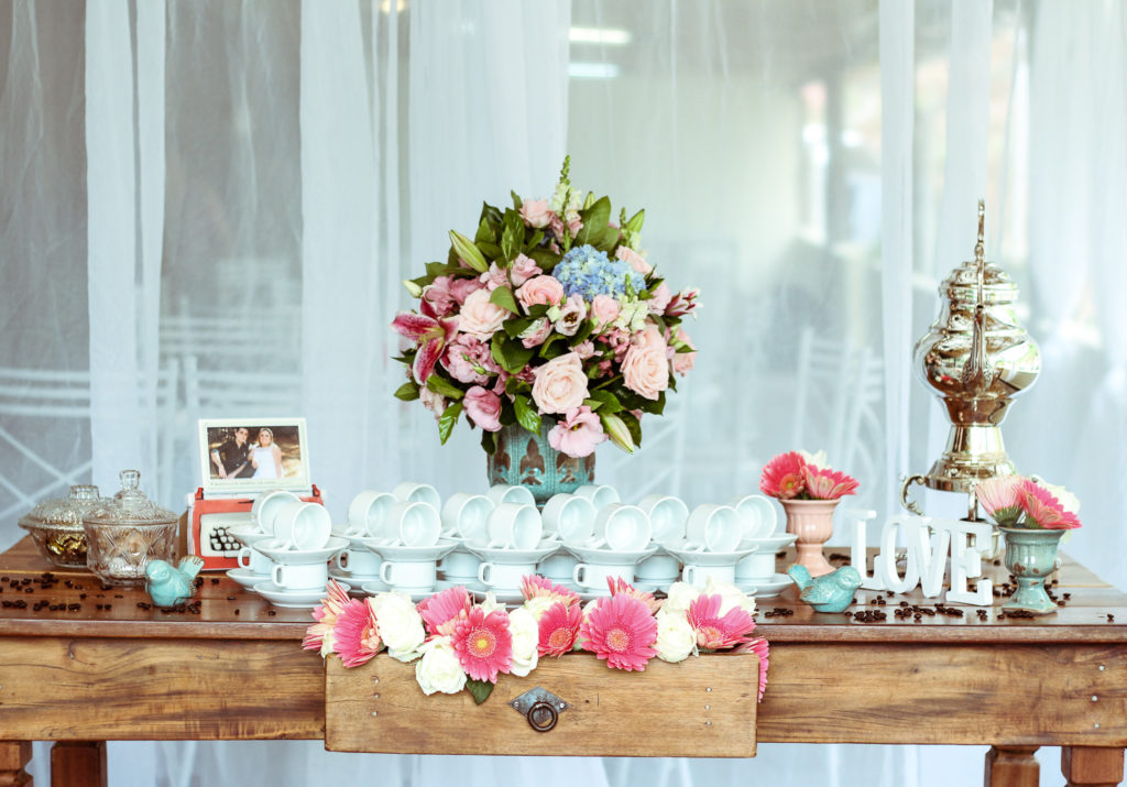 Tischdeko für die Vintage Hochzeit