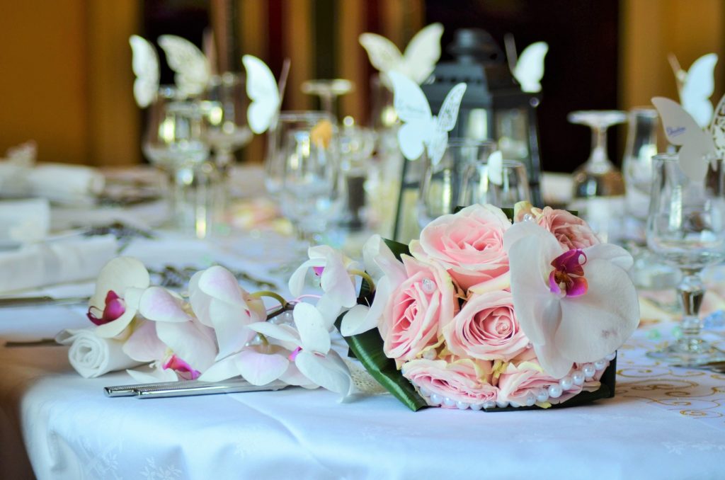 Tischdeko für die Vintage Hochzeit