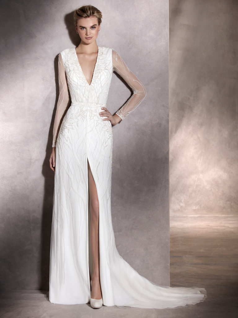 Slim Brautkleid