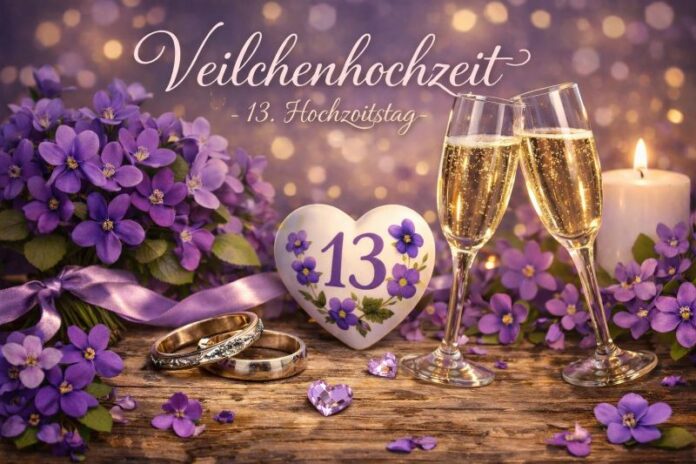 13. Hochzeitstag Veilchenhochzeit