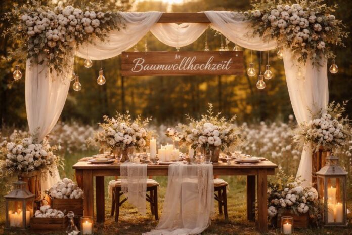 2. Hochzeitstag Baumwollhochzeit