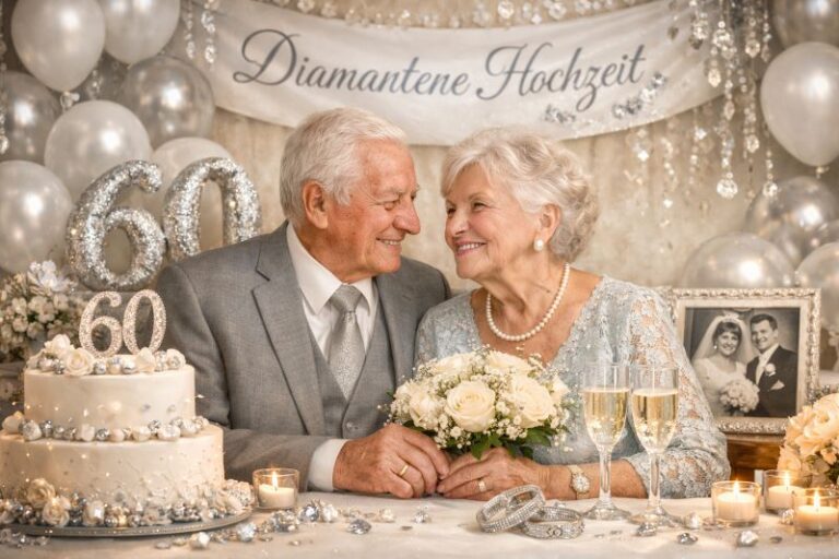 60. Hochzeitstag Diamantenhochzeit