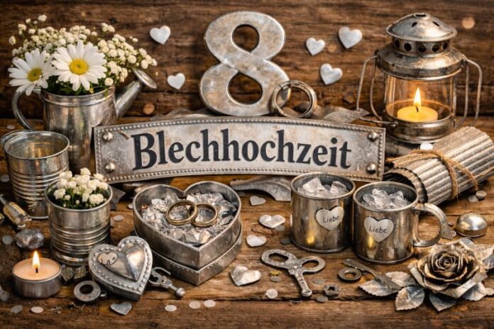 8. Hochzeitstag Blechhochzeit