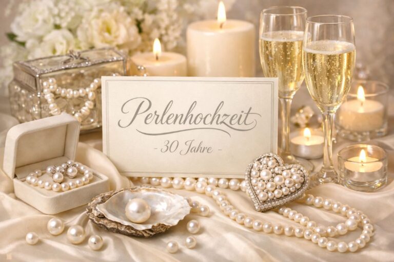 Perlenhochzeit: 30. Hochzeitstag