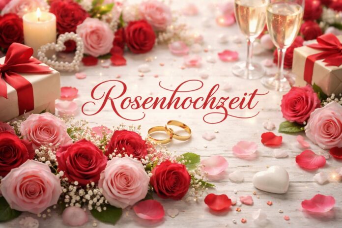 Rosenhochzeit: 10. Hochzeitstag