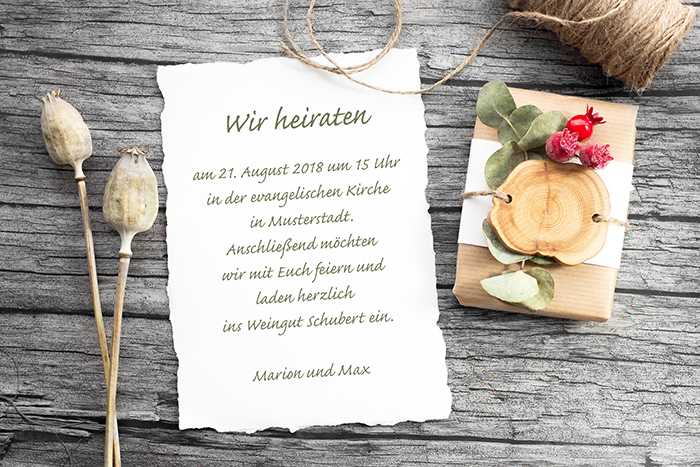 Mustertexte Hochzeitseinladung