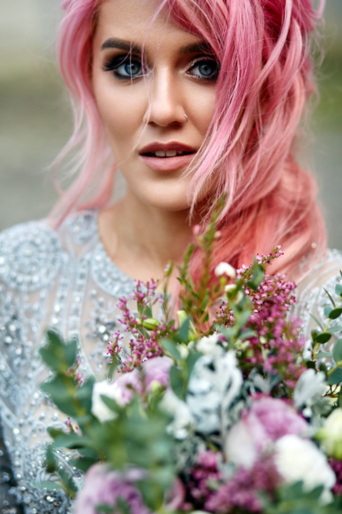 Brautstyling Wild Bride