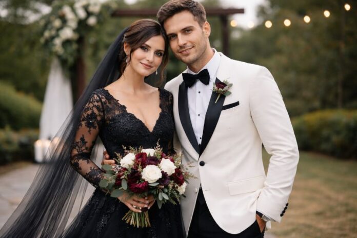 Heiraten mit schwarzem Brautkleid Heiraten mit schwarzem Brautkleid