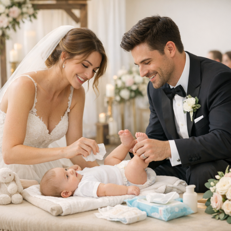 Ja-Wort mit Windelpause: So gelingt die Hochzeitsplanung mit Baby