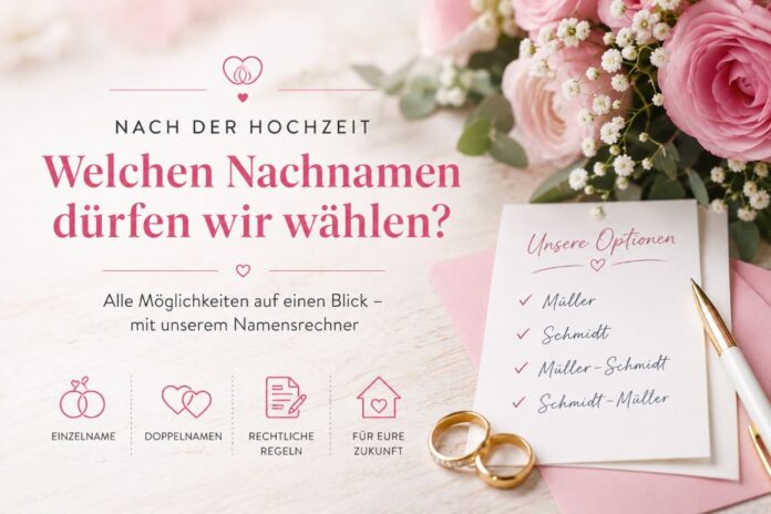 Nachnamen Hochzeit Rechner
