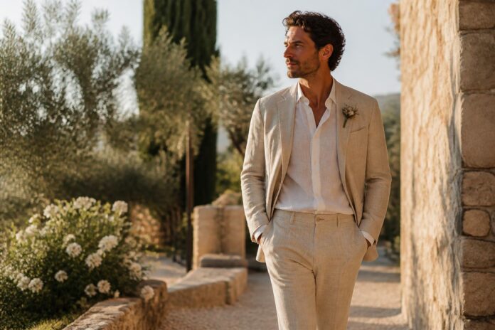 Herren Leinenhosen für Hochzeiten im heißen Sommer Herren Leinenhosen für Hochzeiten im heißen Sommer